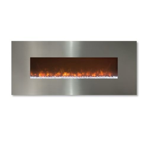 Ambiance 45" Clx2 Electric Fireplace With Stainless Steel Front - B01HE0SZD2